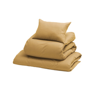 ふわふわ羽毛布団とカバーの7点セット ラテ SLF-02(LA)