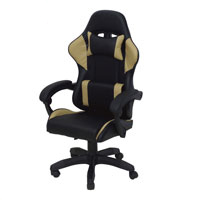 ゲーミングチェア ブラック/ブラウン SLC-106(B/B)