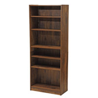 らくらく組立文庫本棚　600-1500 ブラウン 25513