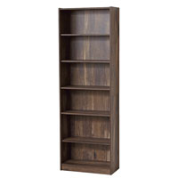 らくらく組立文庫本棚　W600 ブラウン 25506