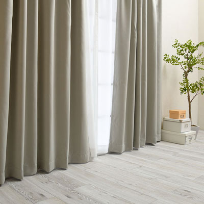 カーテン　ブリンク グレー 178cm