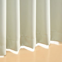 カーテン　ベルーイ ホワイト 135cm