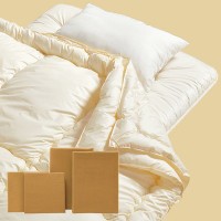 軽量ウォッシャブル布団7点セット　ラテ（掛布団、敷布団、枕、カバー4点） ラテ 