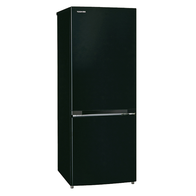 東芝 2ドア冷蔵庫 セミマットブラック GR-V15BS(K) | 一人暮らし家具 