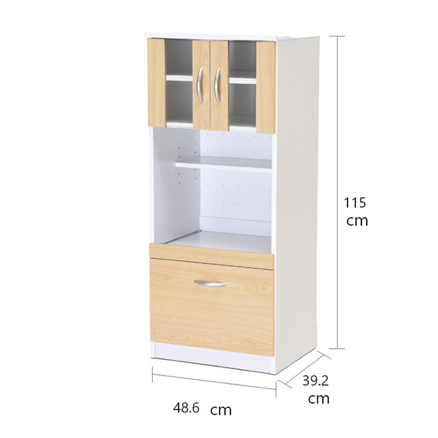 多機能キッチンラックM ナチュラル SLK-M01（NA)
