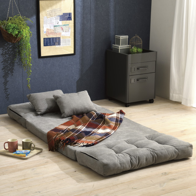 ソファベッド グレー SLB-110(GRY)