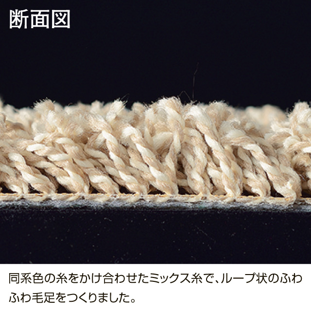 ミールネオ サンド 130×190cm