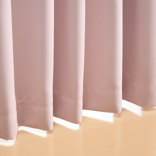 カーテン　ベルーイ ローズ 135cm