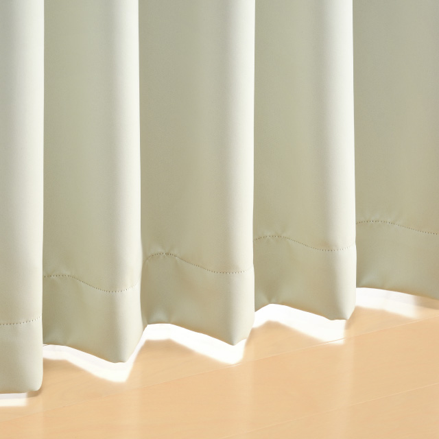 カーテン　ベルーイ ホワイト 200cm