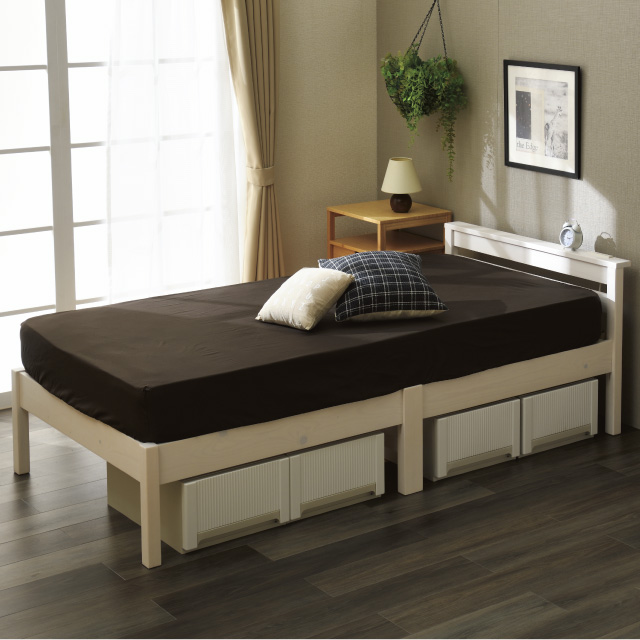 オーラ　浅型　収納ケース ホワイト オーラ5323(WH)