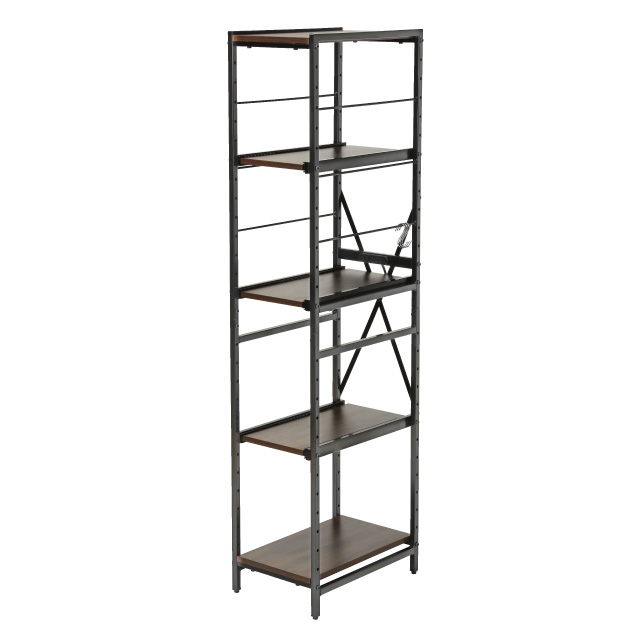 スチールラックスリムタイプ ブラウン SLR-20(BR)