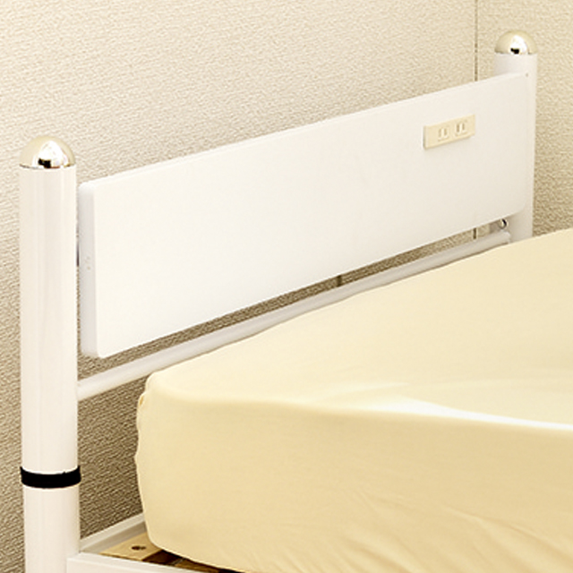 シングルベッド宮付引出付 ブラック SLB-07(BK)