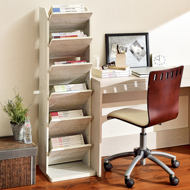 マガジンラック ホワイト 