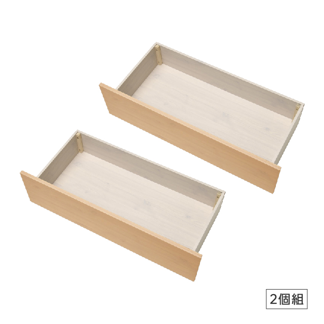 木製すのこベッド引出2個組 ナチュラル SLH-111(NA)