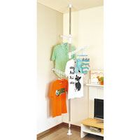 つっぱり式部屋干しシングルポール