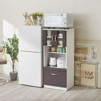 多機能キッチンラックM ブラウン SLK-M01(BR)