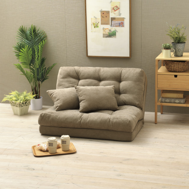 ソファベッド サンドベージュ SLB-110(BG)