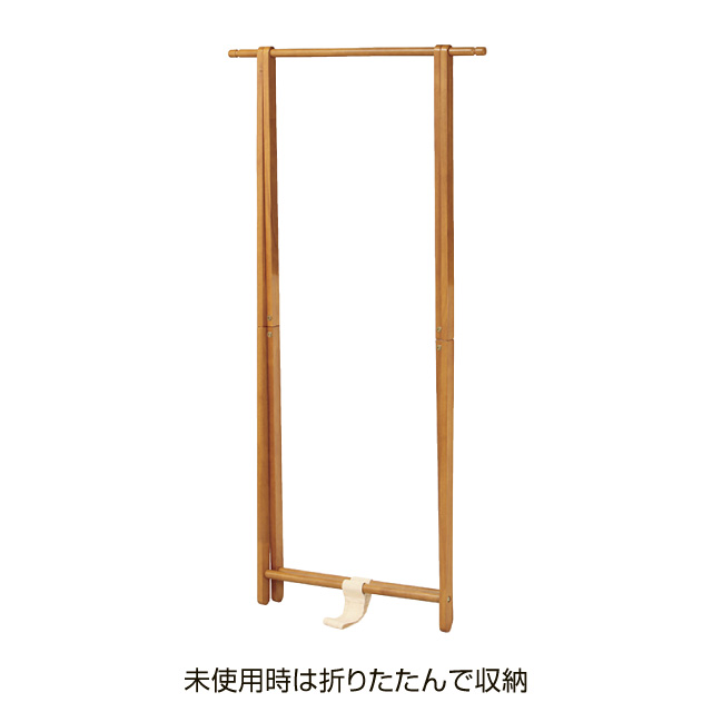 木製コートハンガー ブラウン WH-F55(BR)