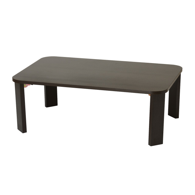 折脚ローテーブル900 ブラウン SLT-900(DBR)