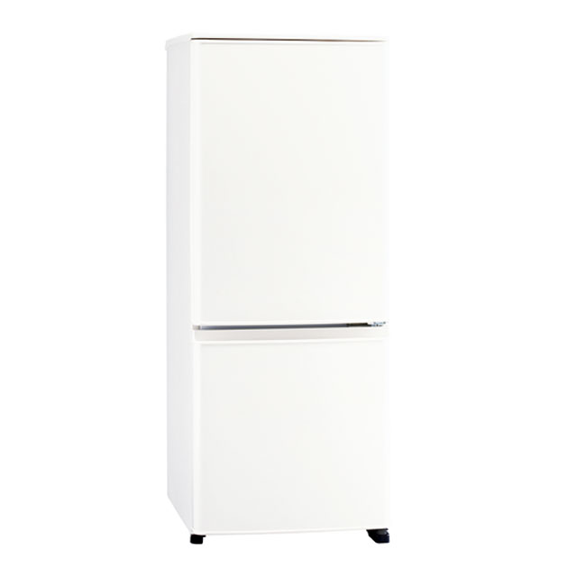 三菱　2ドア冷蔵庫 マットホワイト MR-P15K(W)
