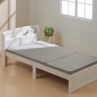 三つ折りマットレス5cm グレージュ SLM-05(GRE)