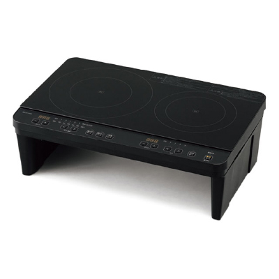 アイリス　2口IHコンロ　脚付