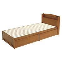 木製すのこベッド宮付引出付き